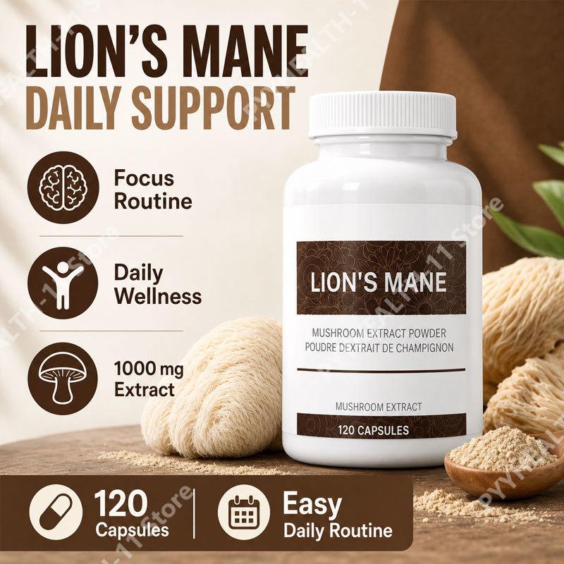 Lion Mane Mushroom - Cápsulas de Melena de León con
