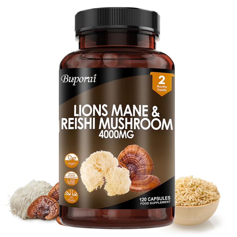 Lion Mane Mushroom - Lions Mane & Reishi Mushroom 4000