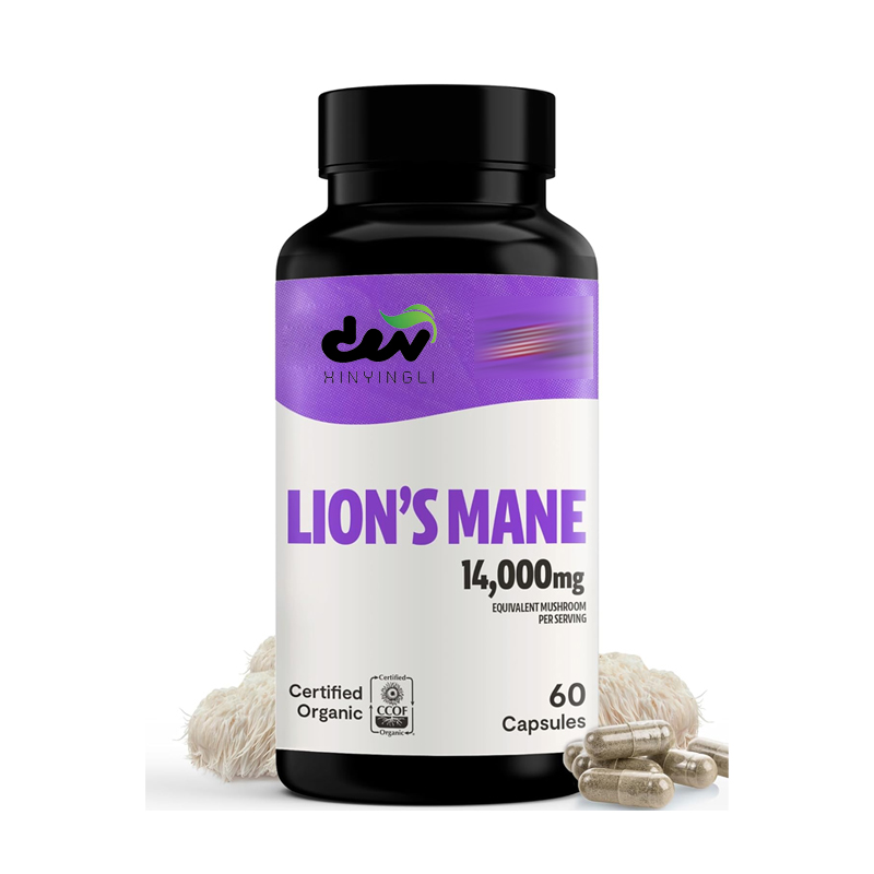 Lion Mane Mushroom - Cápsulas de Suplemento de Melena de