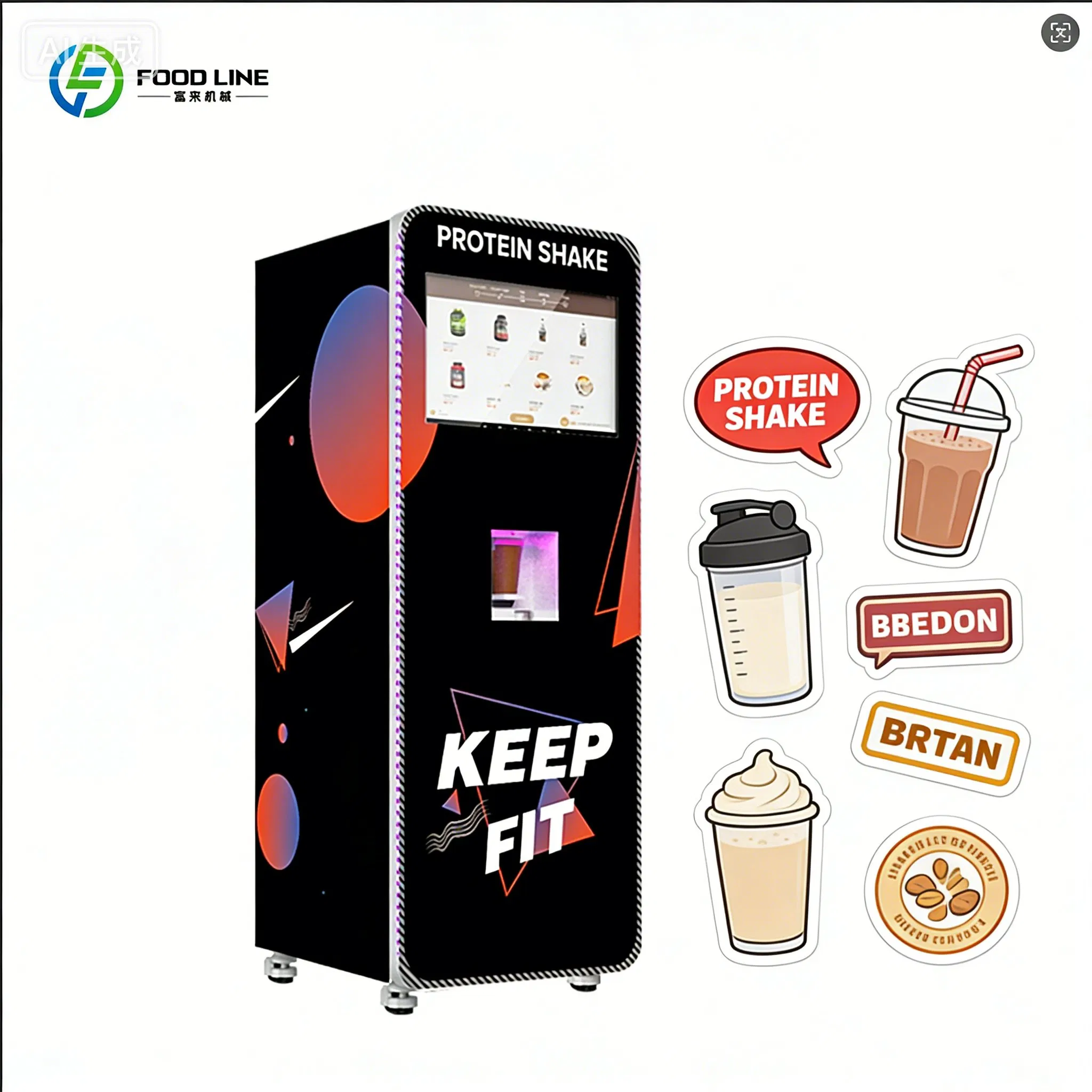 Nutrition Fitness Center - Máquina Expendedora de Bebidas Nutritivas, Dispositivo