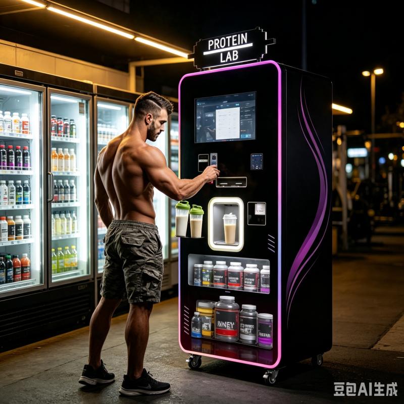 Máquina Expendedora de Batidos - Nutrition Fitness Center reseña y precio