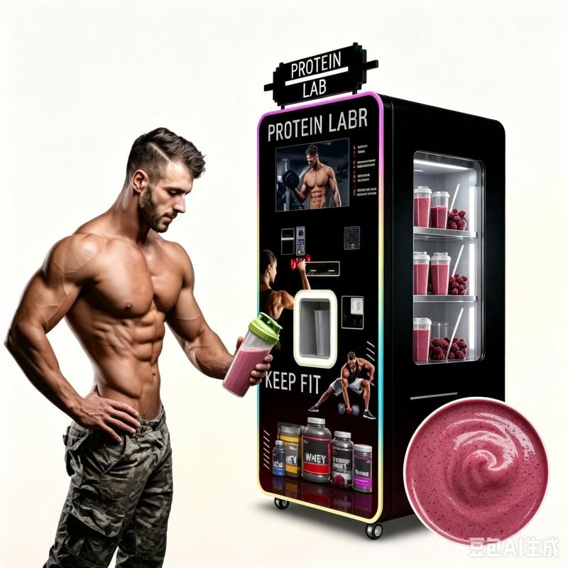 Máquina Expendedora de Batidos - Nutrition Fitness Center reseña y precio