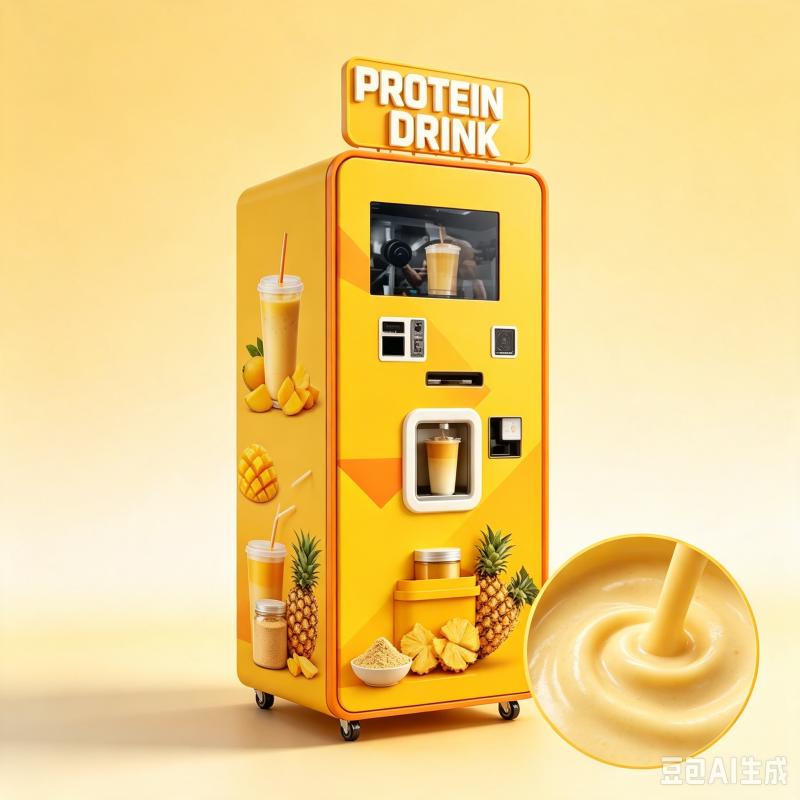 Máquina Expendedora de Batidos - Nutrition Fitness Center reseña y precio
