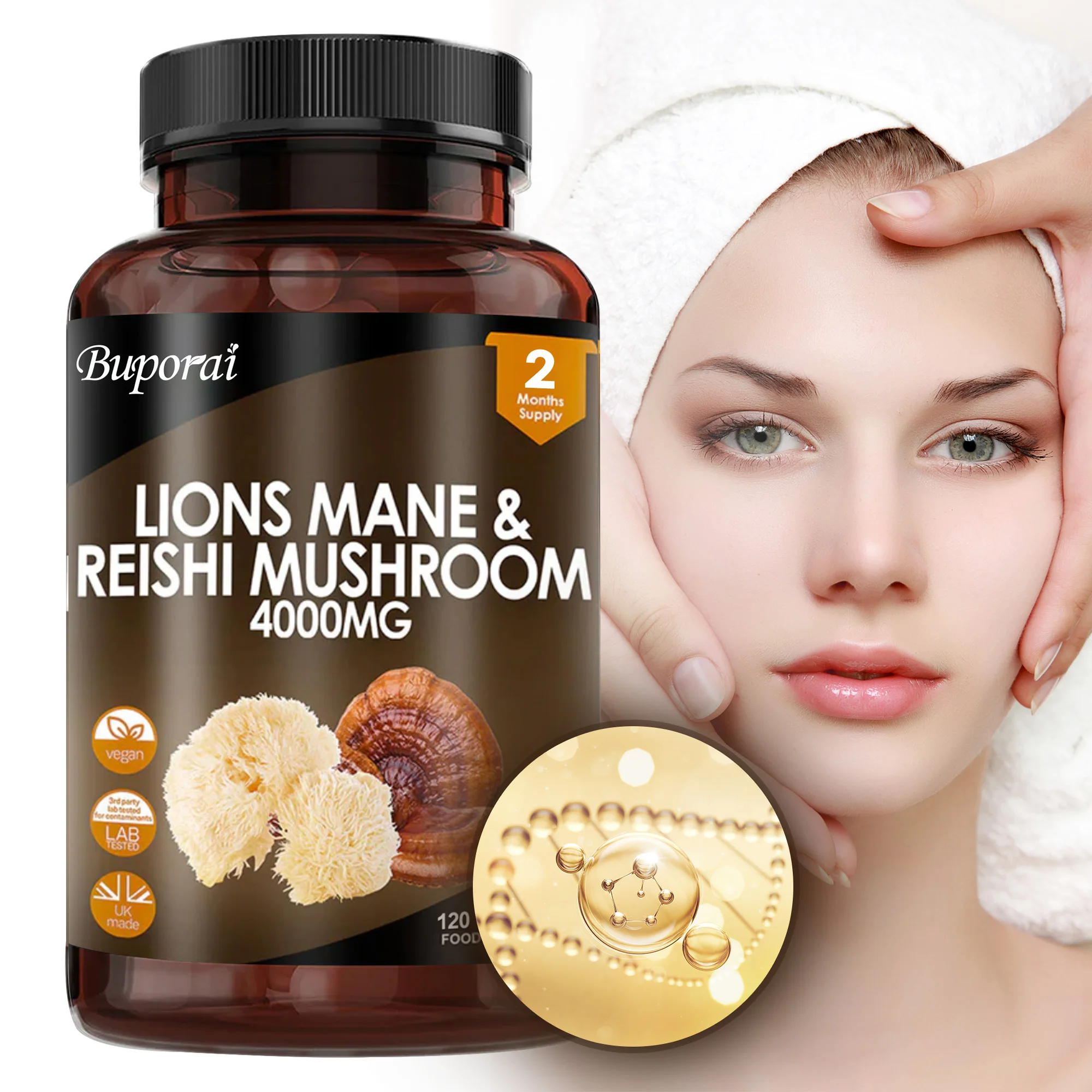 Melena de León y Hongo Reishi  - Lion Mane Mushroom reseña y precio
